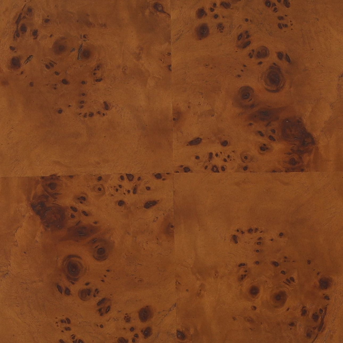 Modern Mappa Burl and Mindi Wood Veneer Side Table