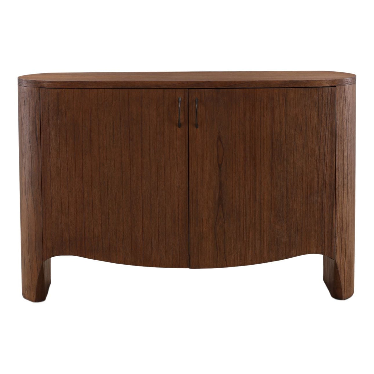 Crafted Mindi Wood and Veneer Cabinet