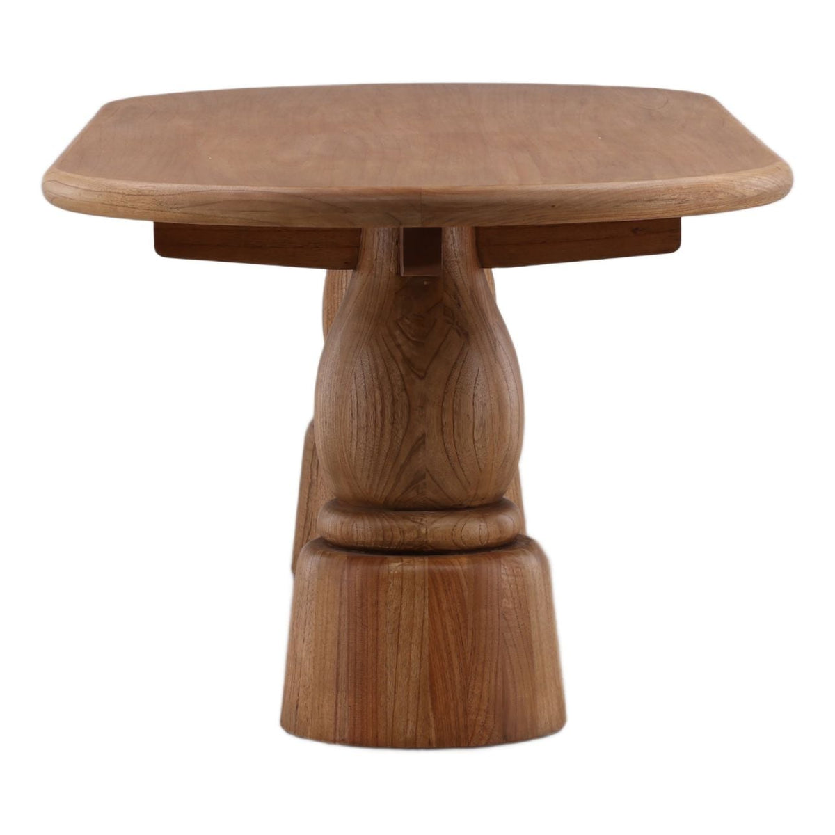 Elevated Mindi Wood and Veneer Dining Table