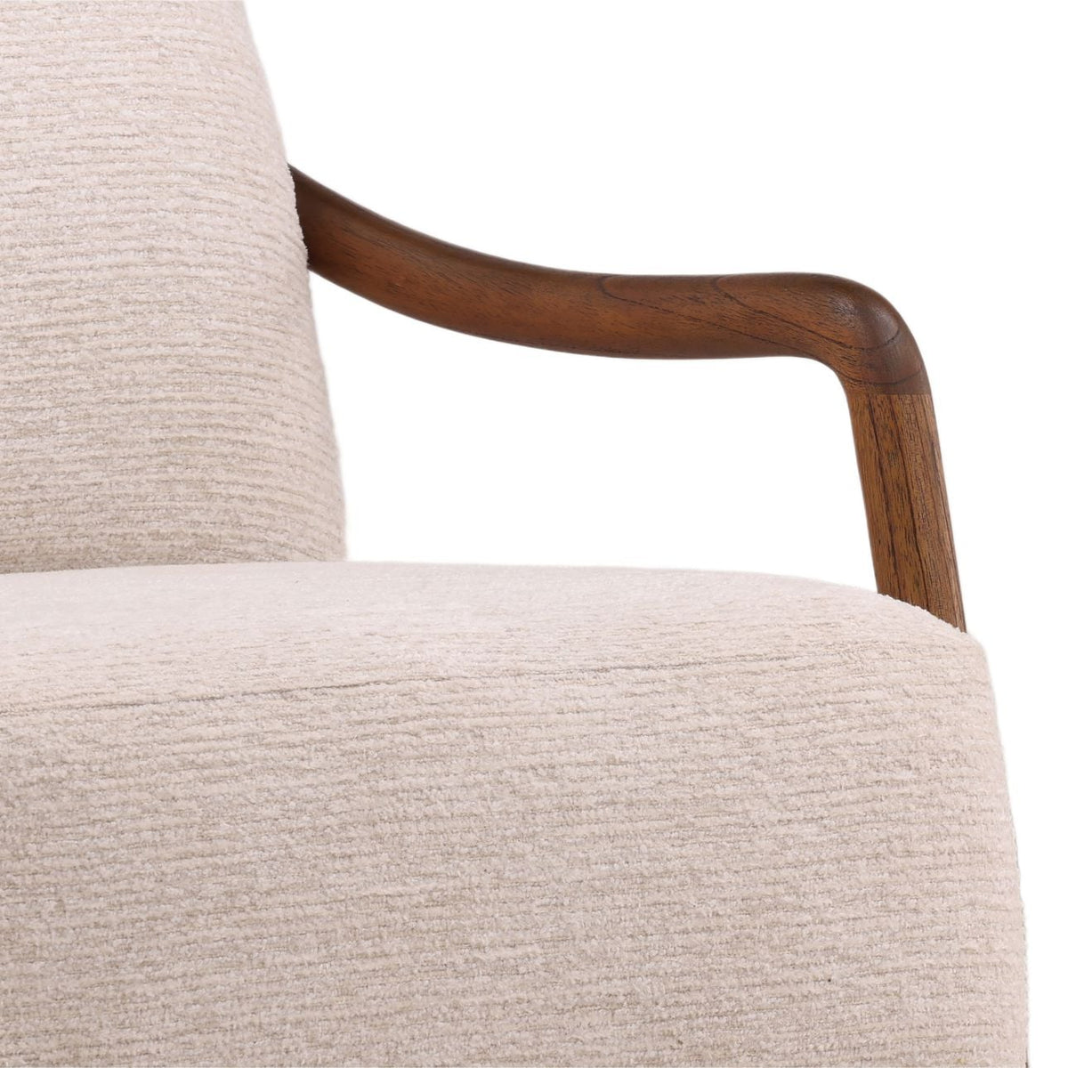 Artisan Chenille Fabric and Mindi Wood Home Accent