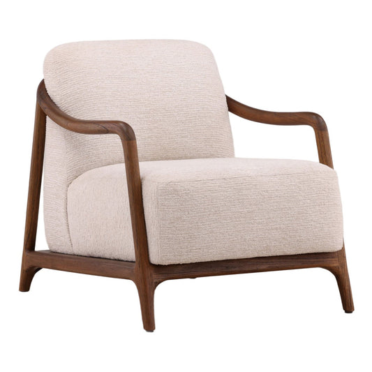 Artisan Chenille Fabric and Mindi Wood Home Accent