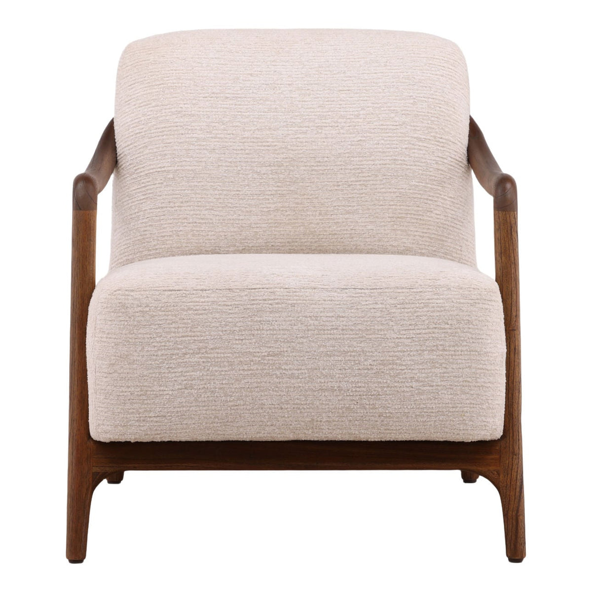 Artisan Chenille Fabric and Mindi Wood Home Accent