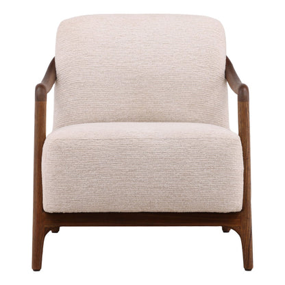 Artisan Chenille Fabric and Mindi Wood Home Accent