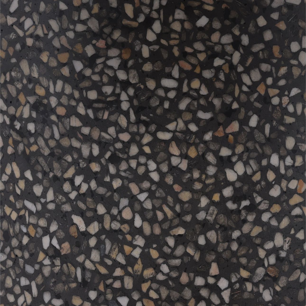 Black Concrete Terrazzo Table 48 in Wide
