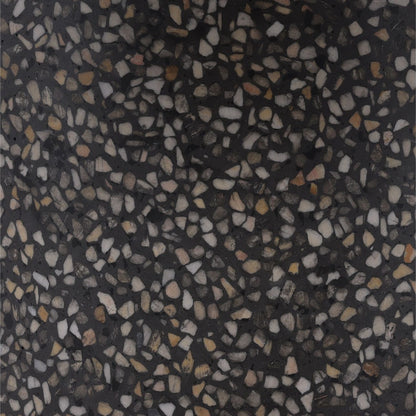 Black Concrete Terrazzo Table 48 in Wide
