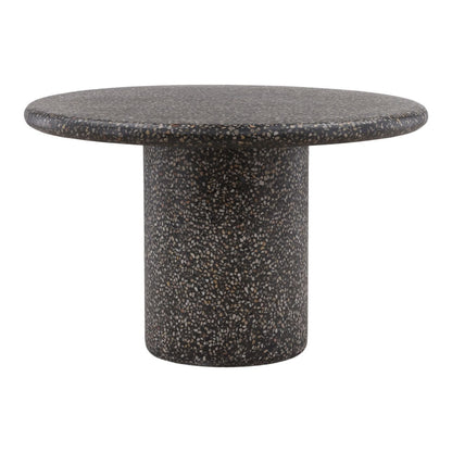 Black Concrete Terrazzo Table 48 in Wide