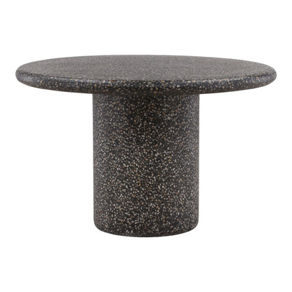 Black Concrete Terrazzo Table 48 in Wide