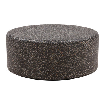 Black Concrete Terrazzo Table 36 in Wide