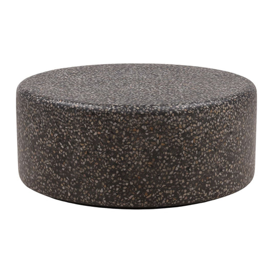 Black Concrete Terrazzo Table 36 in Wide
