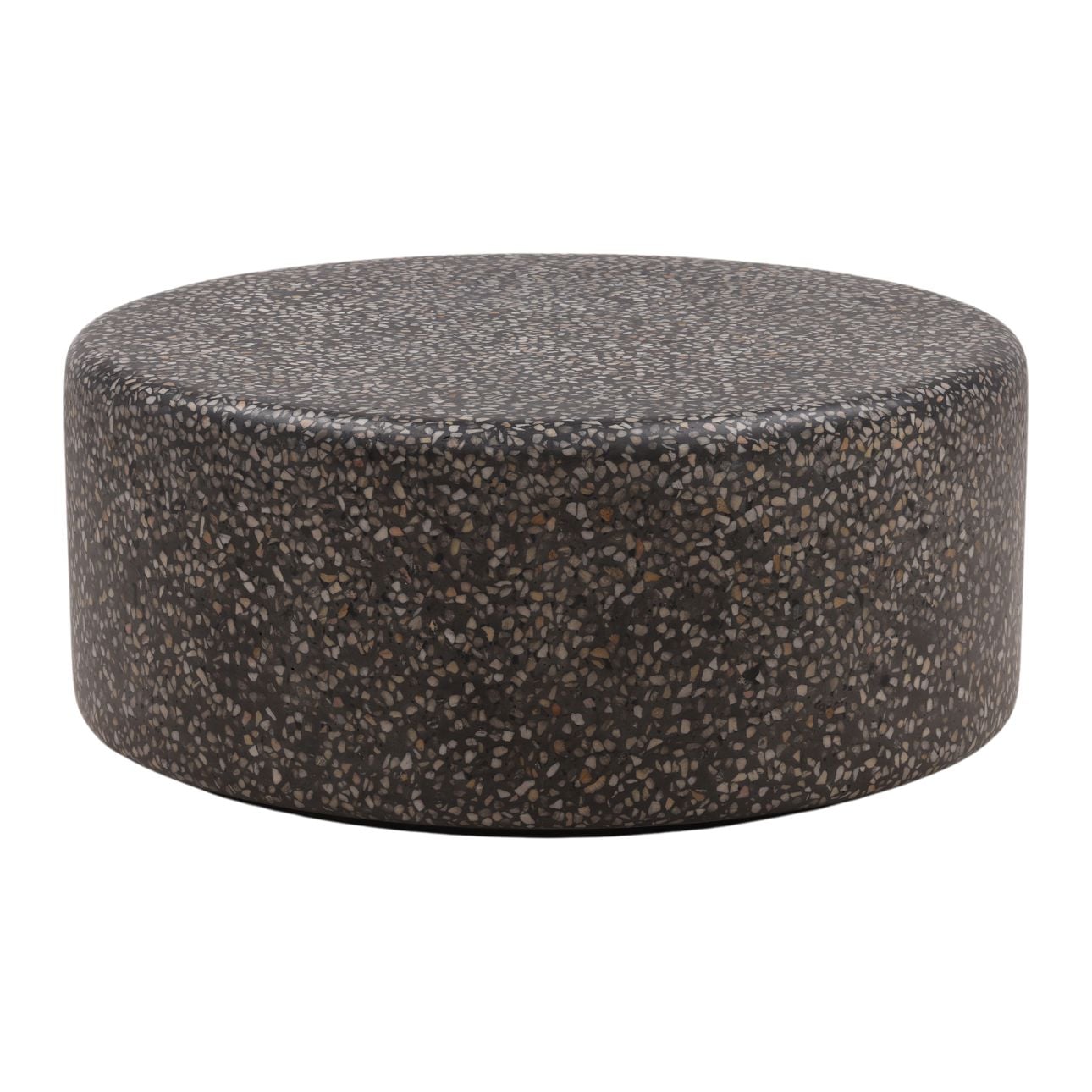 Black Concrete Terrazzo Table 36 in Wide
