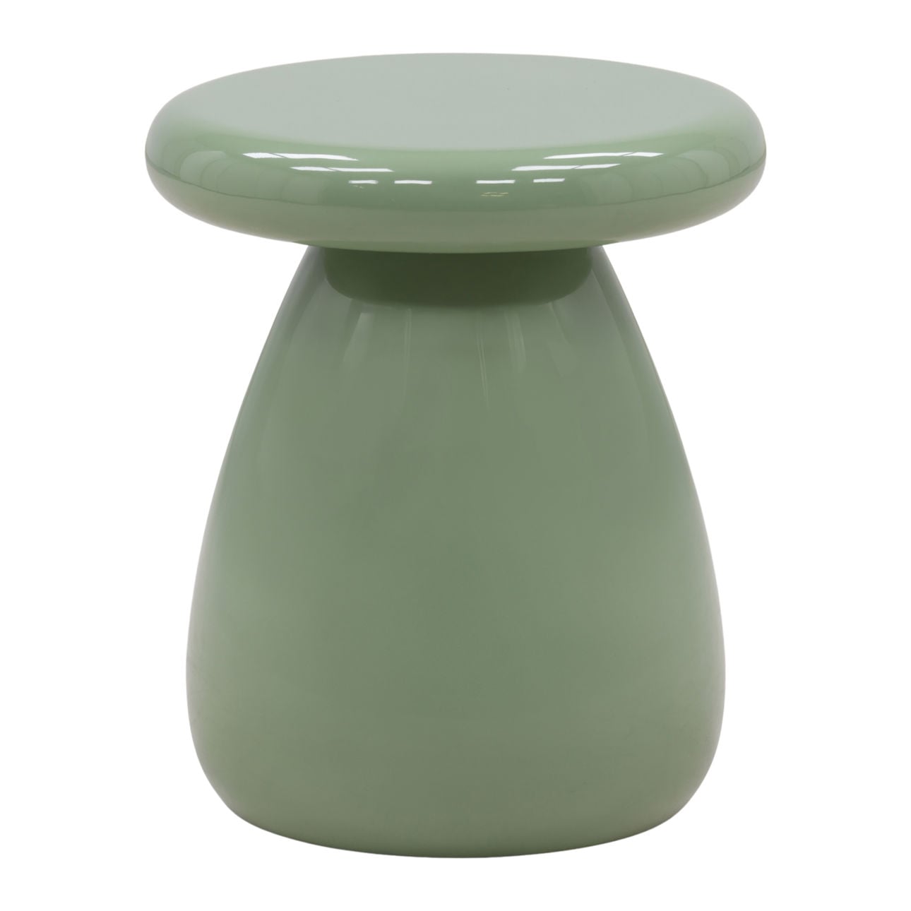 Green Lightweight Concrete Table 17 in Wide