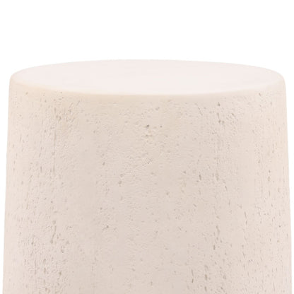 Ivory Concrete Table 18 in Wide