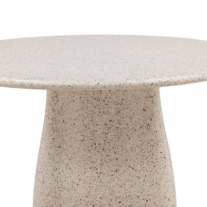 Off White and Multi-Tone Terrazzo Terrazzo Table 55 in Wide