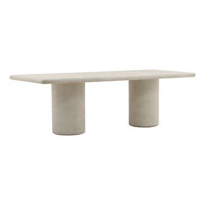 Light Grey Concrete Table 94 in Wide
