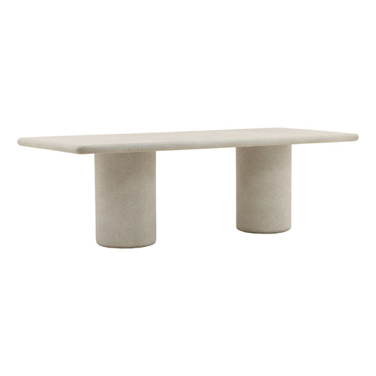 Light Grey Concrete Table 94 in Wide