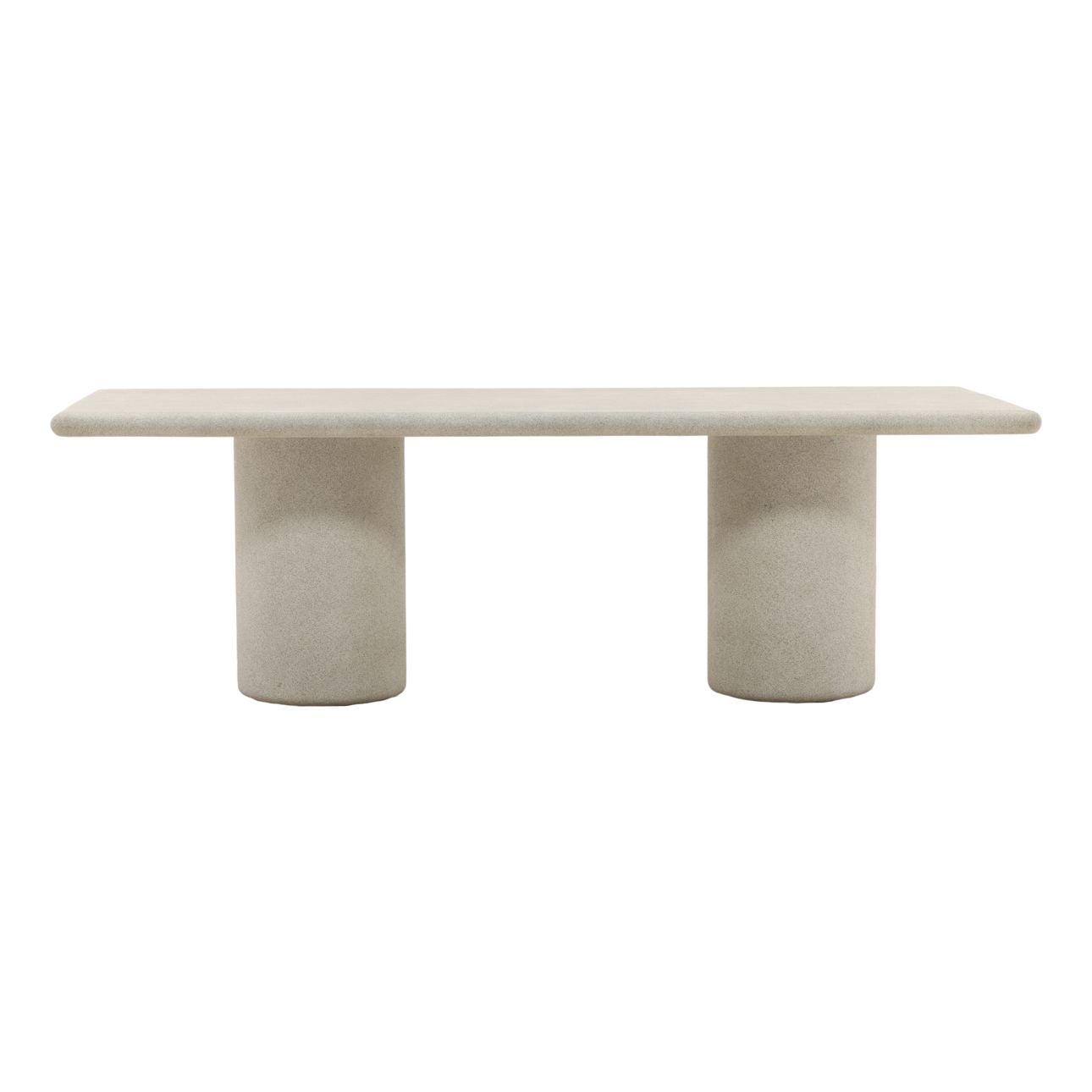 Light Grey Concrete Table 94 in Wide