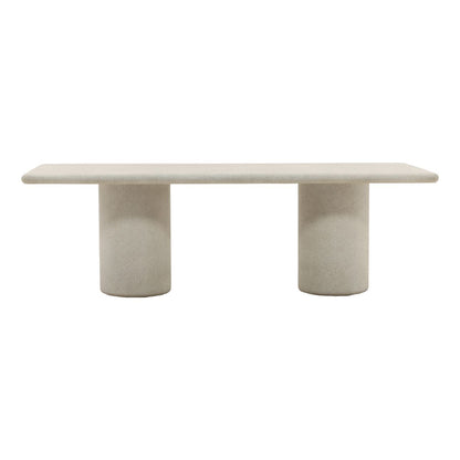 Light Grey Concrete Table 94 in Wide