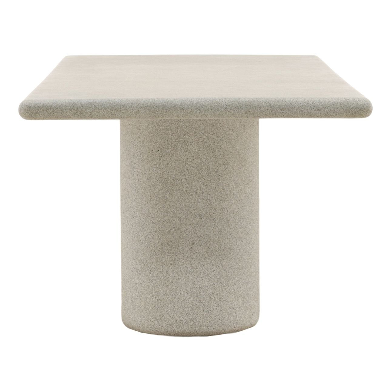 Light Grey Concrete Table 94 in Wide