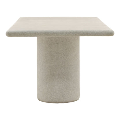 Light Grey Concrete Table 94 in Wide