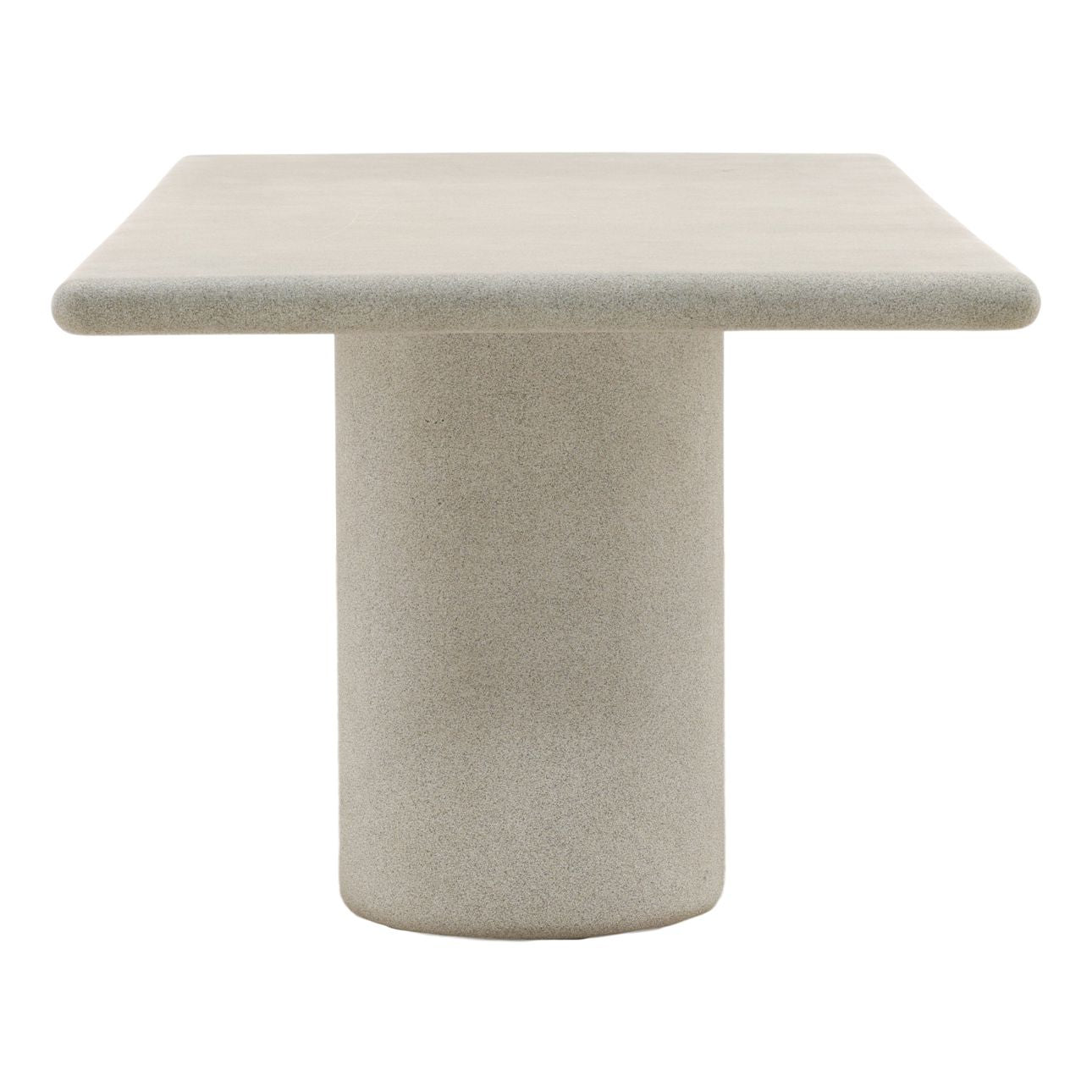 Light Grey Concrete Table 94 in Wide
