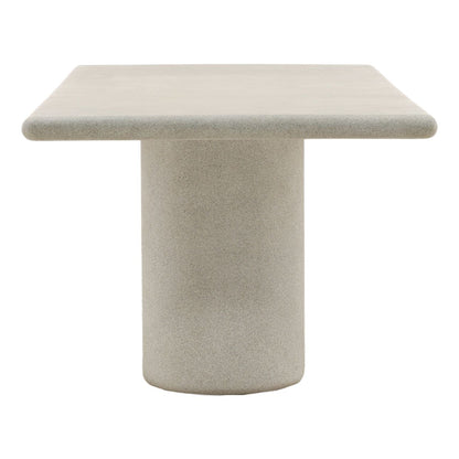 Light Grey Concrete Table 94 in Wide