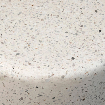 Off White Terrazzo Terrazzo Table 18 in Wide