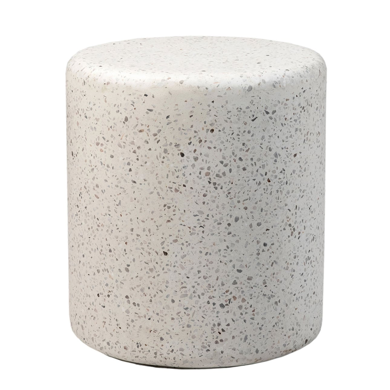 Off White Terrazzo Terrazzo Table 18 in Wide