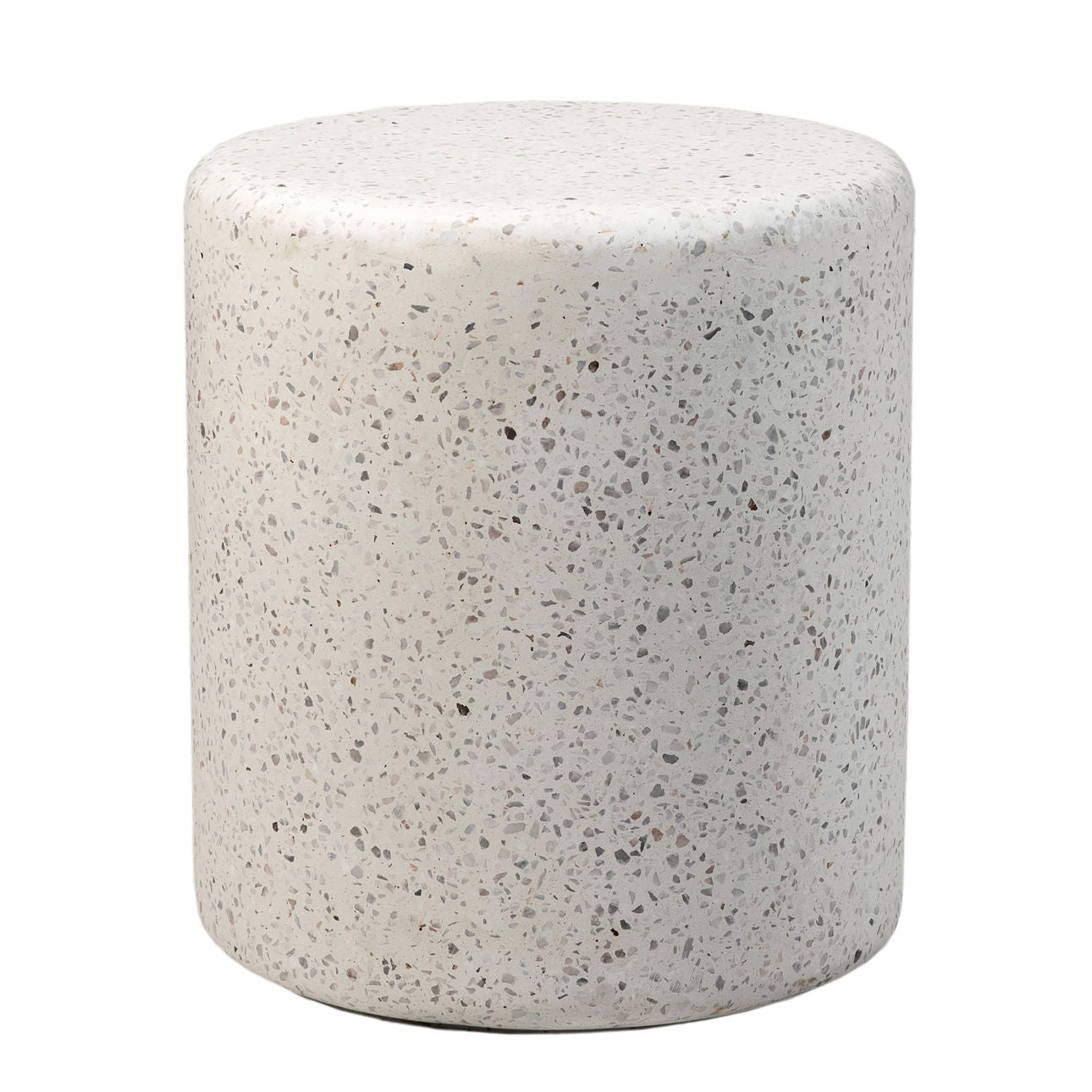 Off White Terrazzo Terrazzo Table 18 in Wide