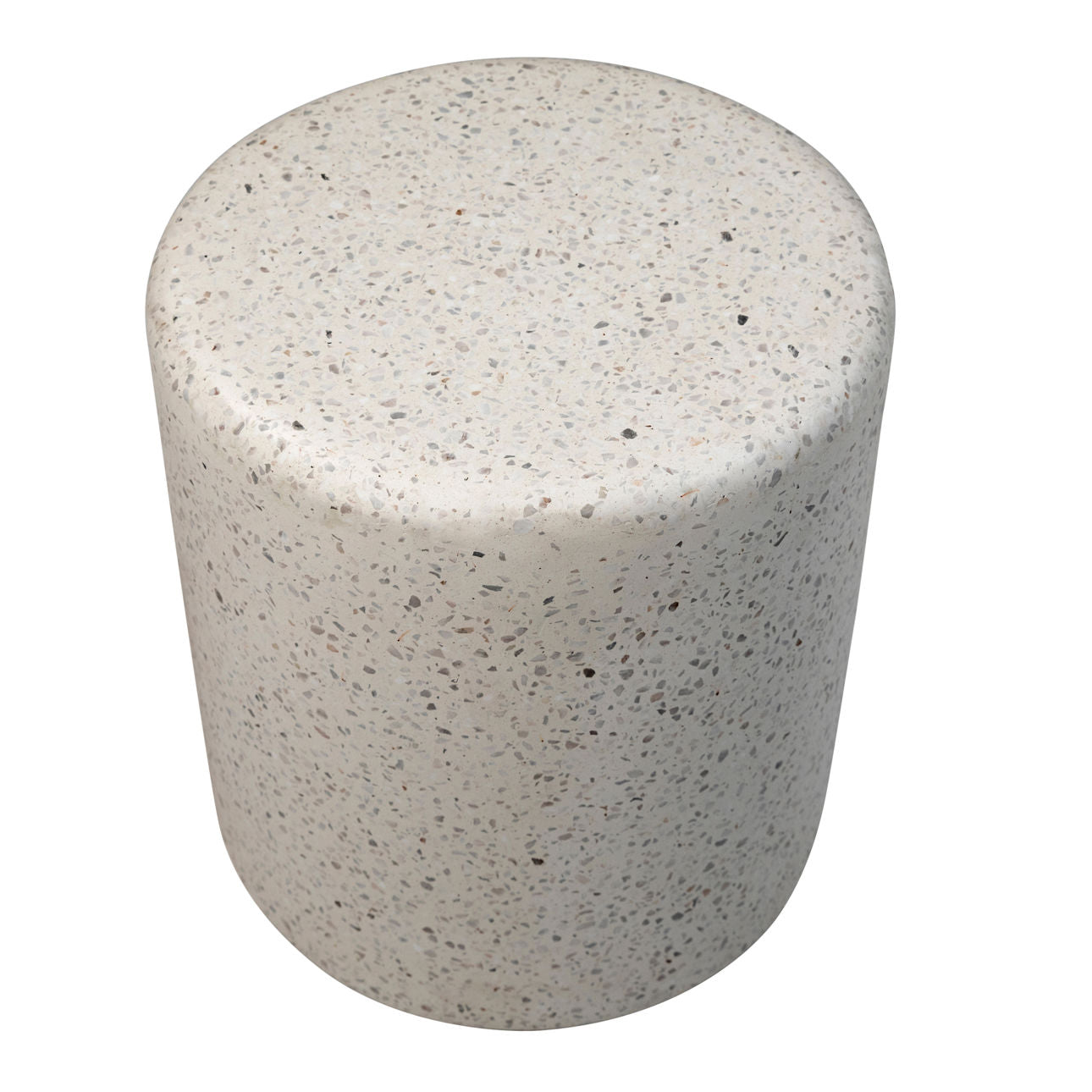 Off White Terrazzo Terrazzo Table 18 in Wide