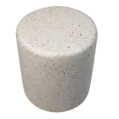 Off White Terrazzo Terrazzo Table 18 in Wide