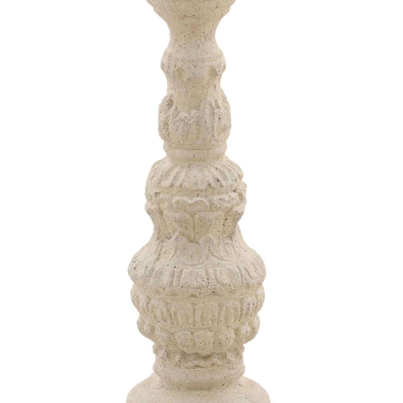 White Lightweight Concrete Holder 5.5 in Wide