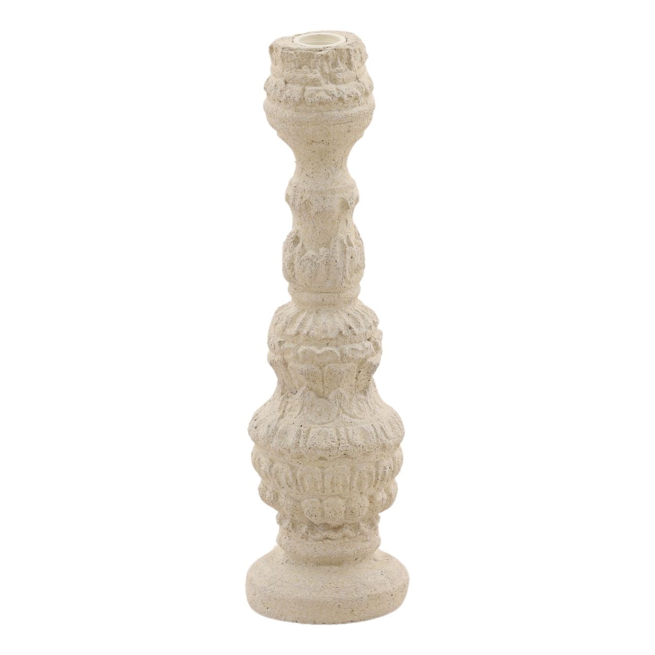 White Lightweight Concrete Holder 5.5 in Wide