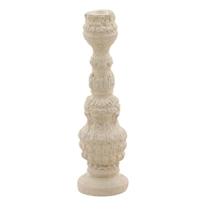 White Lightweight Concrete Holder 5.5 in Wide