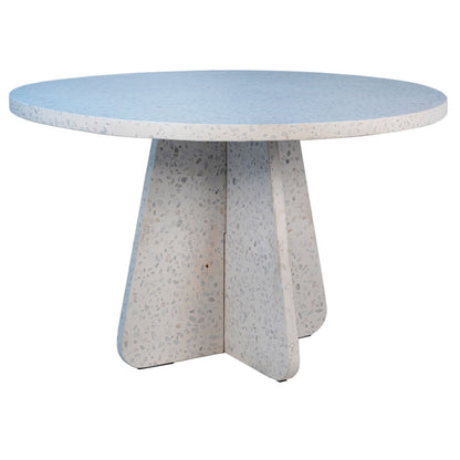 Off White Terrazzo with Sealed Finish Terrazzo Table 47 in Wide