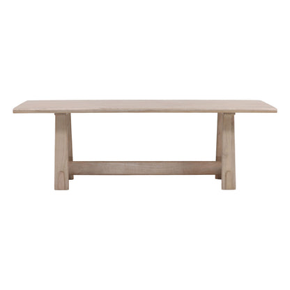 Light Natural Mango Wood Table 92 in Wide