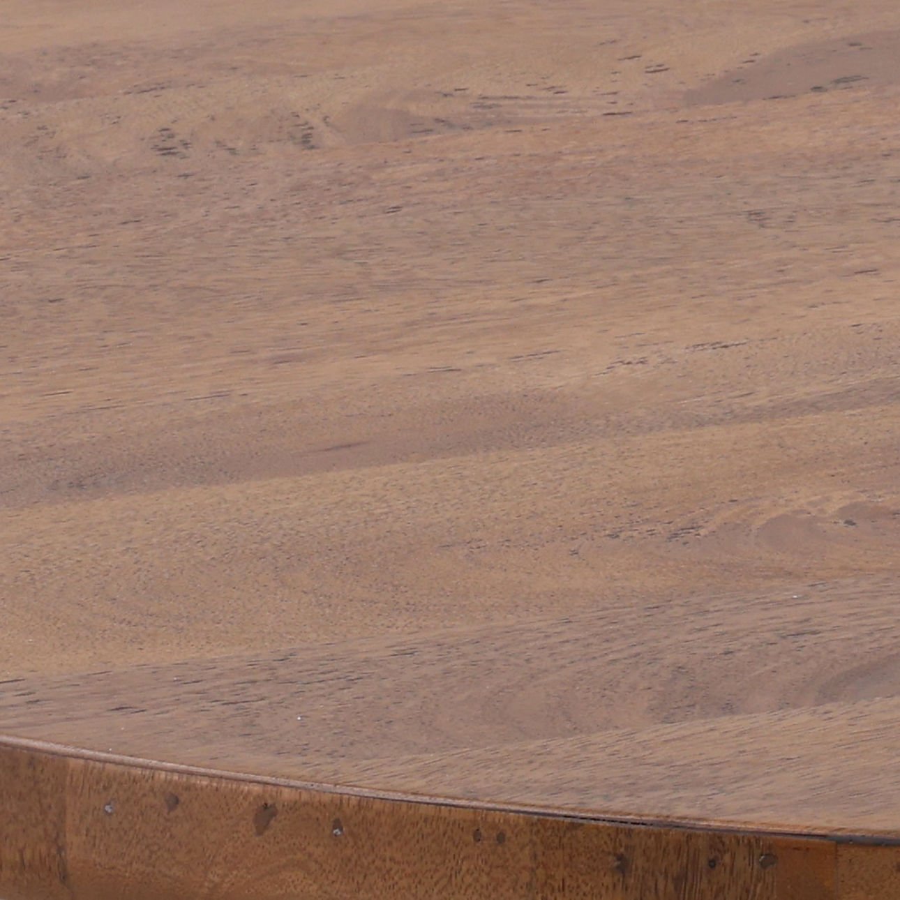 Brown Mango Wood and Steel Table 48 in Wide