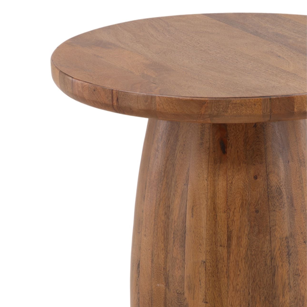 Natural Mango Wood Table 24 in Wide