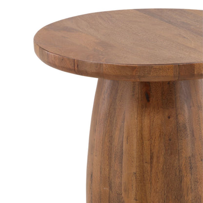 Natural Mango Wood Table 24 in Wide
