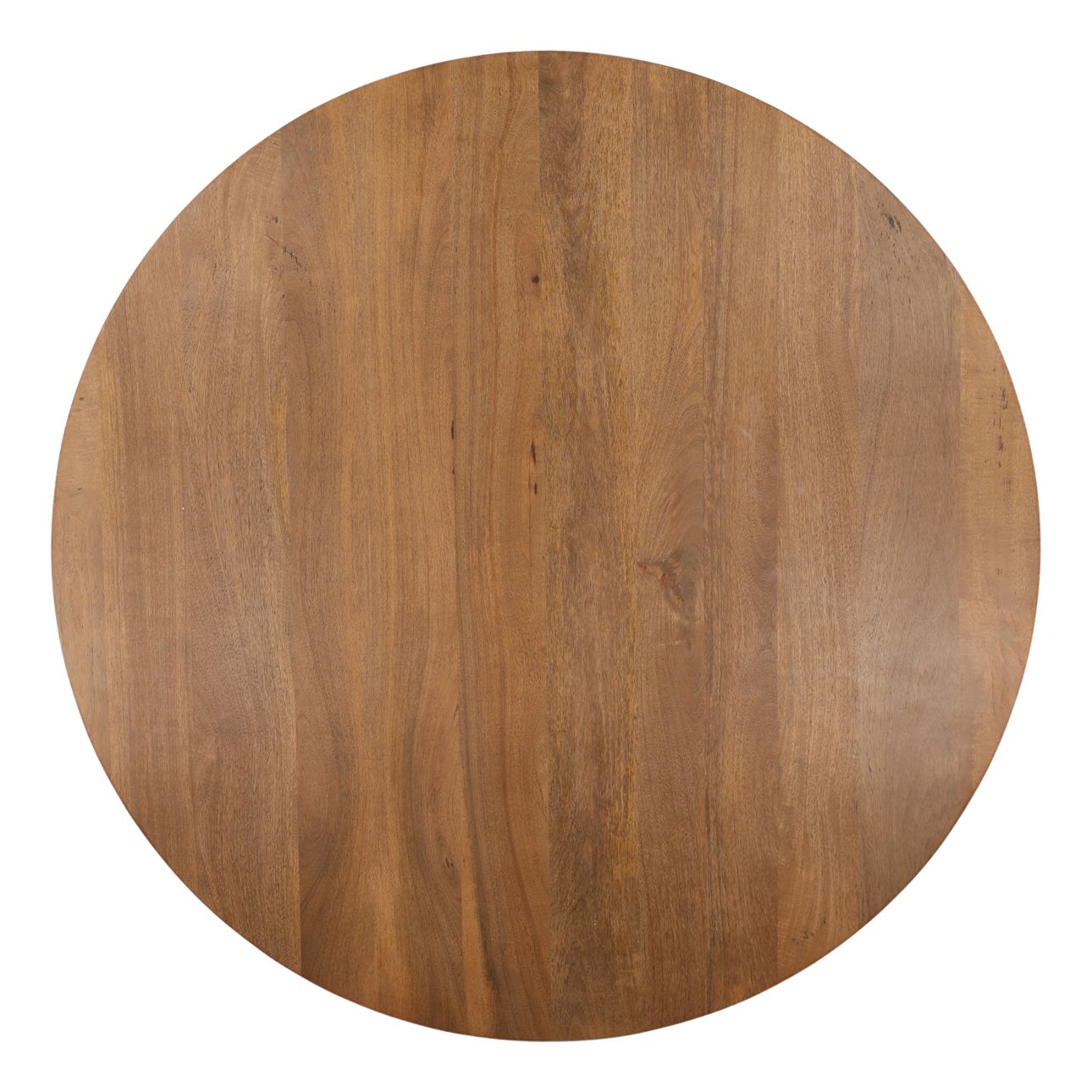 Natural Mango Wood and Steel Table 60 in Wide