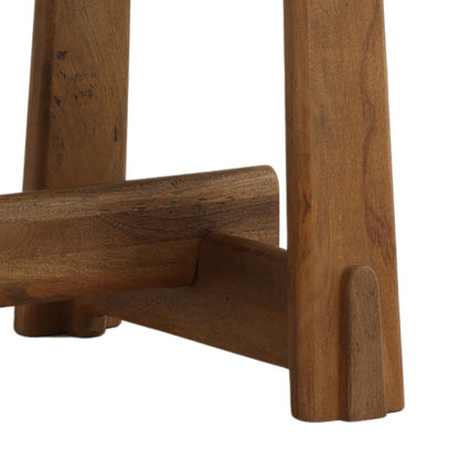 Natural Mango Wood and Steel Table 72 in Wide