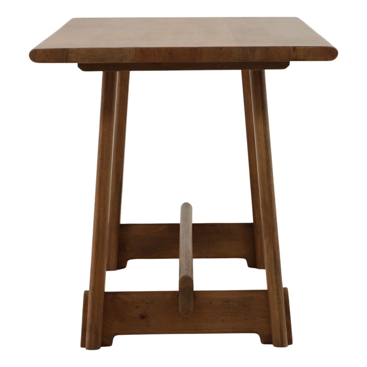 Natural Mango Wood and Steel Table 72 in Wide
