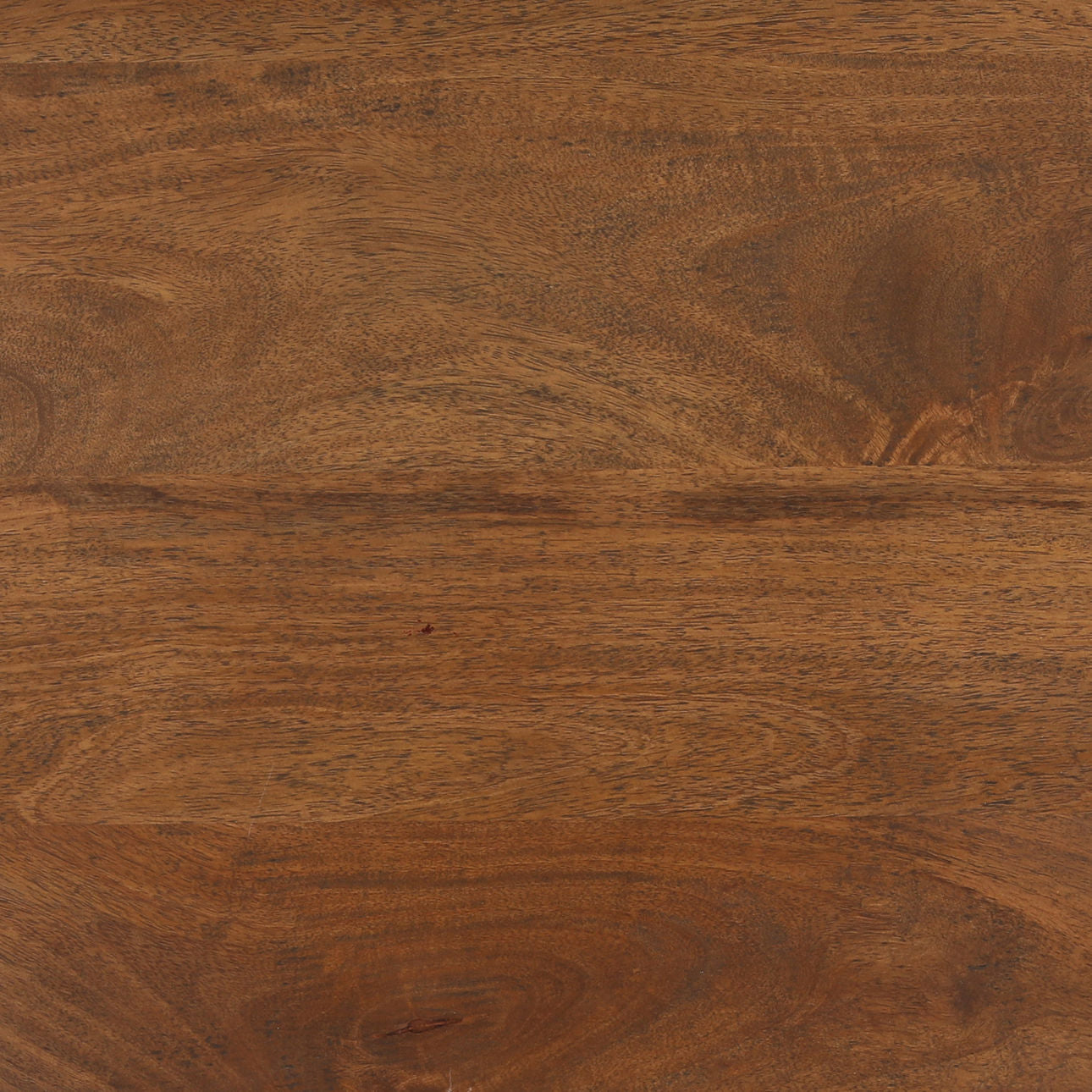 Natural Mango Wood and Steel Table 24 in Wide