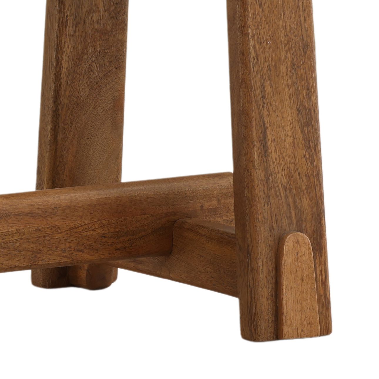 Natural Mango Wood and Steel Table 68 in Wide