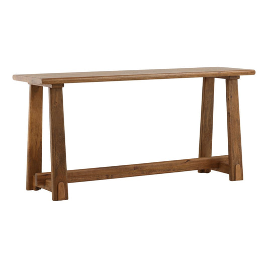 Natural Mango Wood and Steel Table 68 in Wide