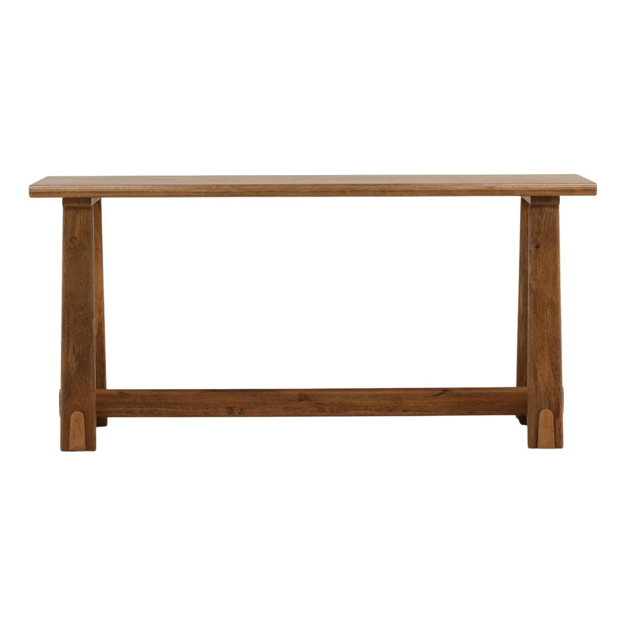 Natural Mango Wood and Steel Table 68 in Wide