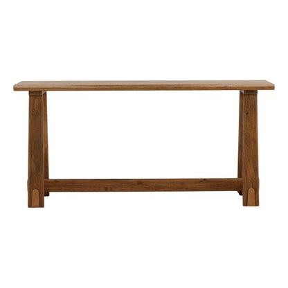 Natural Mango Wood and Steel Table 68 in Wide