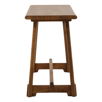Natural Mango Wood and Steel Table 68 in Wide