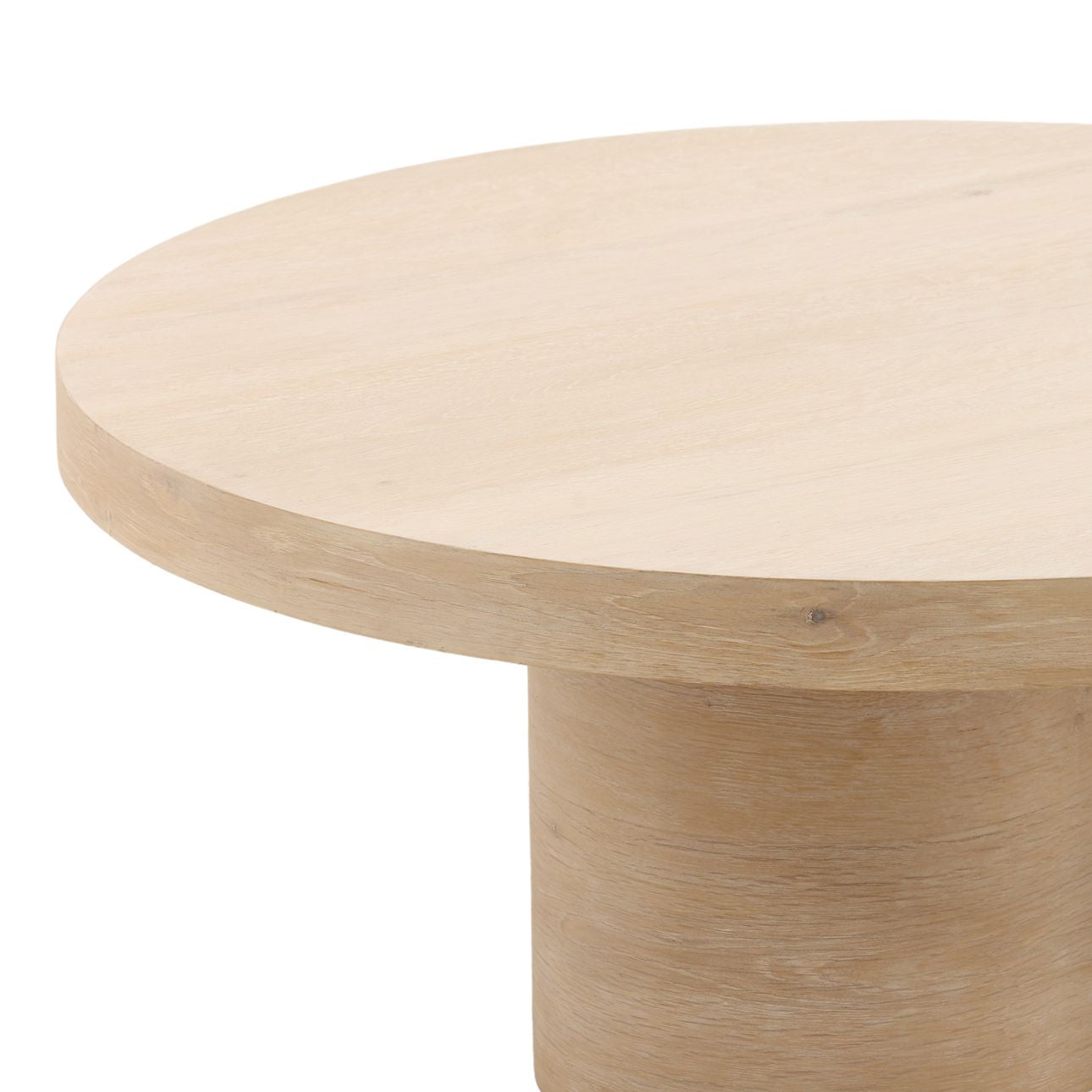 Light Natural Oak Veneer Table 42 in Wide