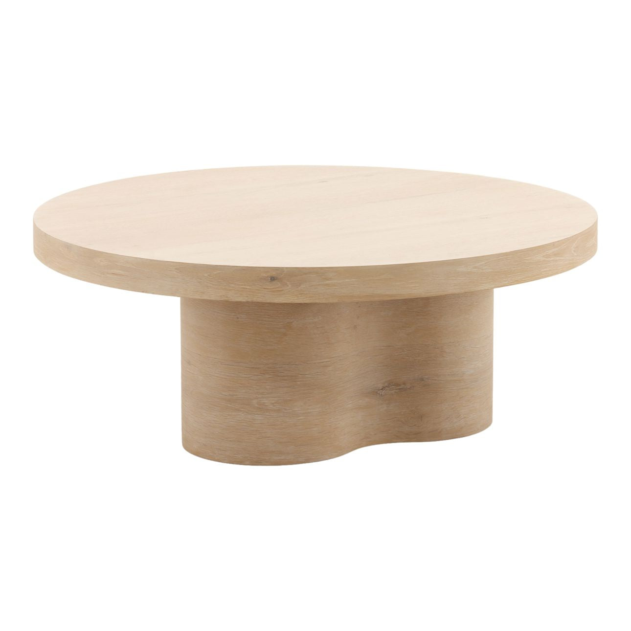 Light Natural Oak Veneer Table 42 in Wide