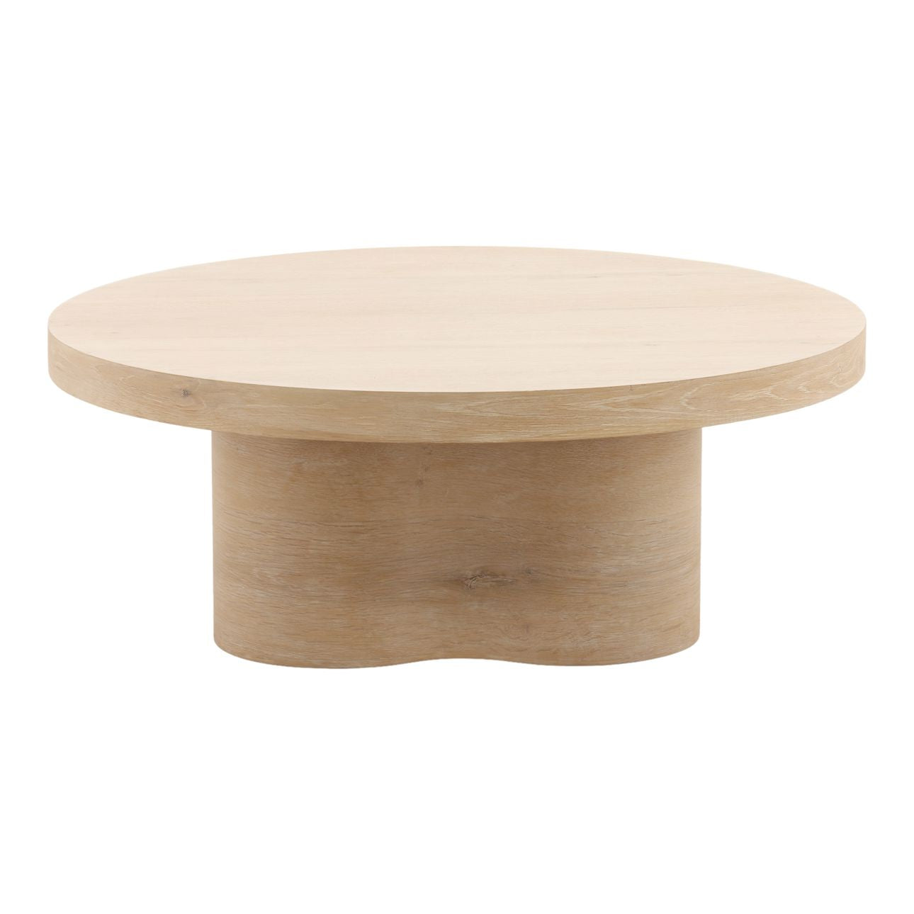 Light Natural Oak Veneer Table 42 in Wide